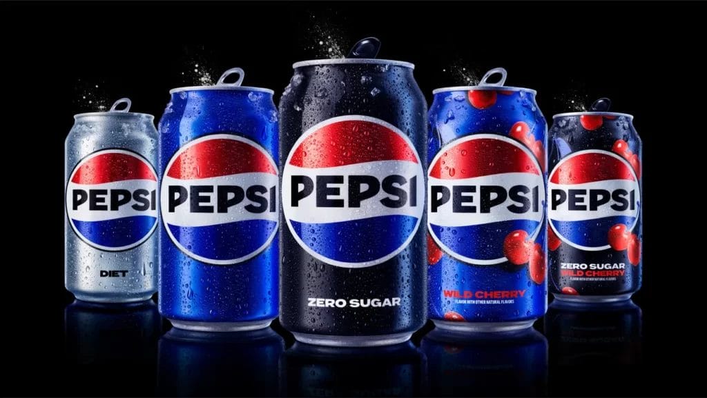 new logo on cans pepsi