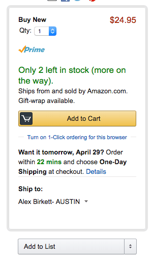 amazon scarcity